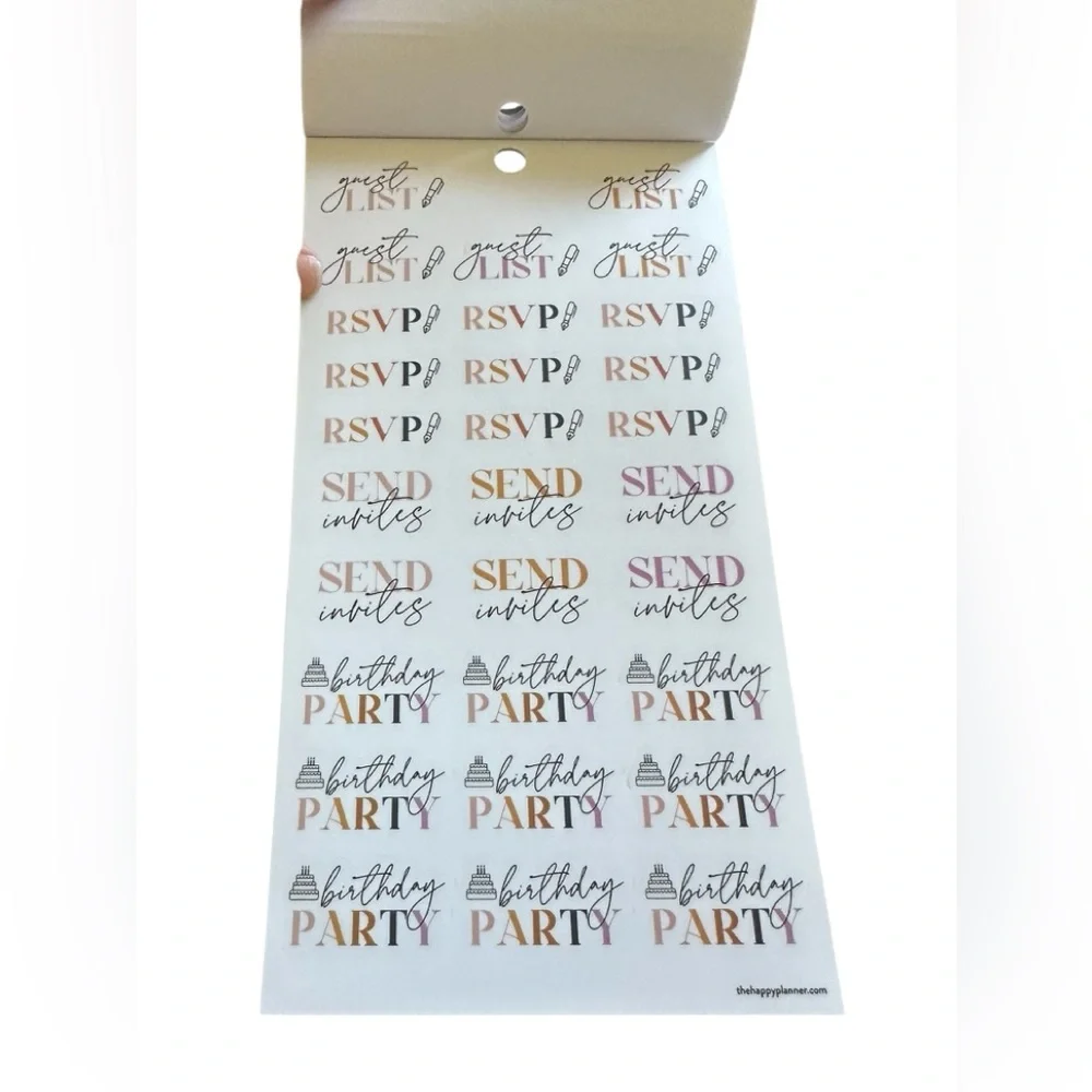 The Happy Planner Let’s Party Sticker Book